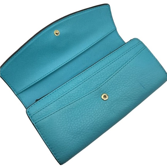 MICHAEL KORS Aqua / Blue Wallet - Picture 5 of 9